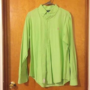 Bright green Polo shirt